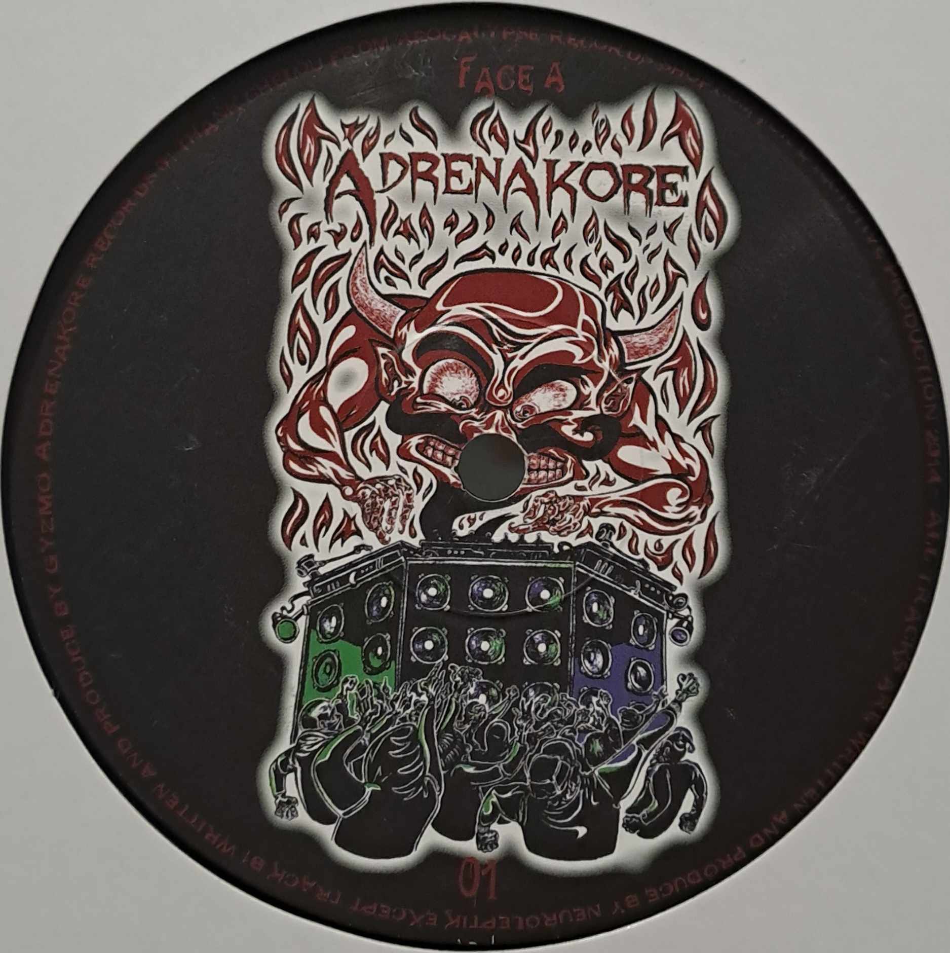 Adrenakore 01 - vinyle freetekno